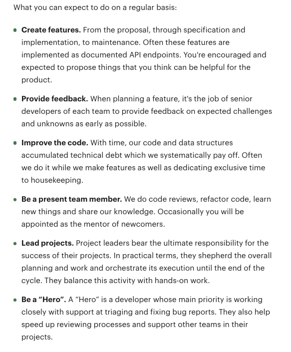 Doist Senior Engineer your role description